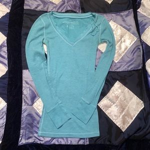 Aéropostale LS Thermal Teal SM